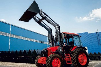 393 999 р. Погрузчик МТЗ-80,82,1025 (ТУРС-1500) навесной (база на поддоне) без джойстика САЛЬСК САЛЬСКСЕЛЬМАШ турс-1500-0  с доставкой в г. Кемерово. Увеличить фотографию 2