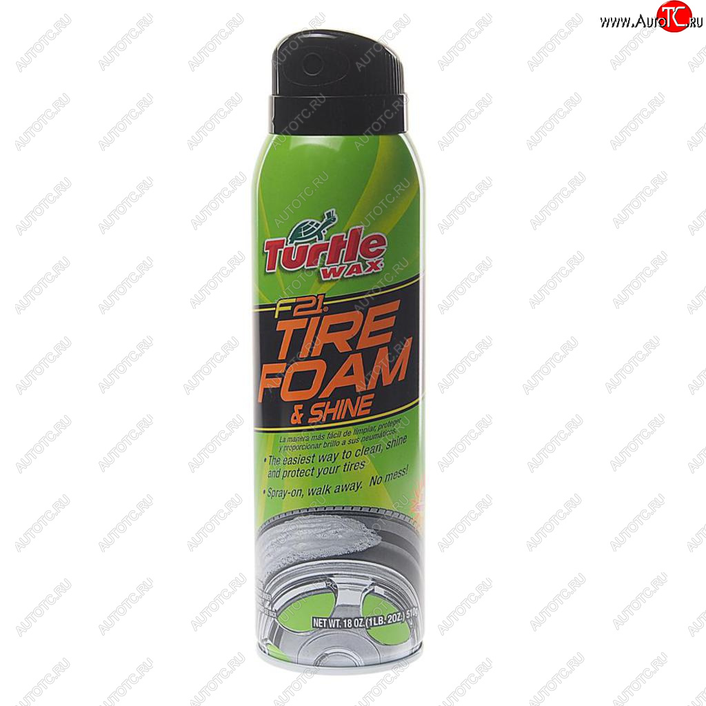 1 259 р. Очиститель шин с блеском аэрозоль 510мл F-21 TURTLE WAX TURTLE WAX tw-49  с доставкой в г. Кемерово