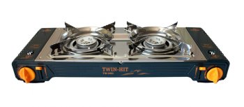 6 599 р. Плита газовая портативная двойная в кейсе (с переходником) Twin-Hit TOURIST TOURIST tw-850  с доставкой в г. Кемерово. Увеличить фотографию 3