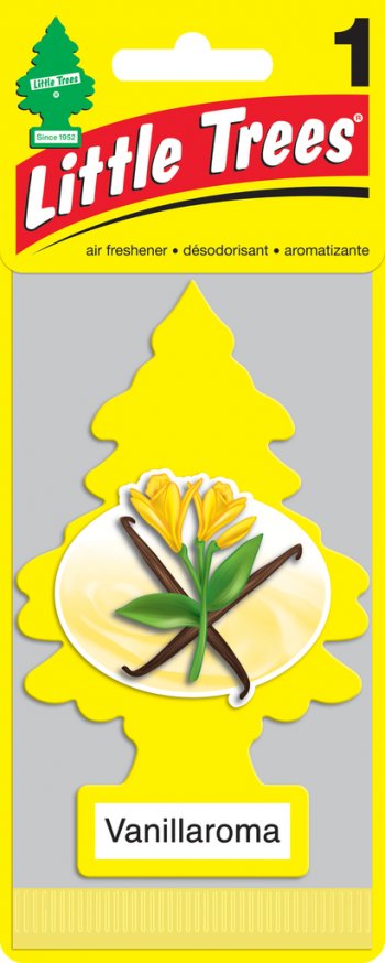 141 р. Ароматизатор подвесной пластина (ваниль) Елочка CAR FRESHNER CAR FRESHNER u1p-10105-russ  с доставкой в г. Кемерово. Увеличить фотографию 1