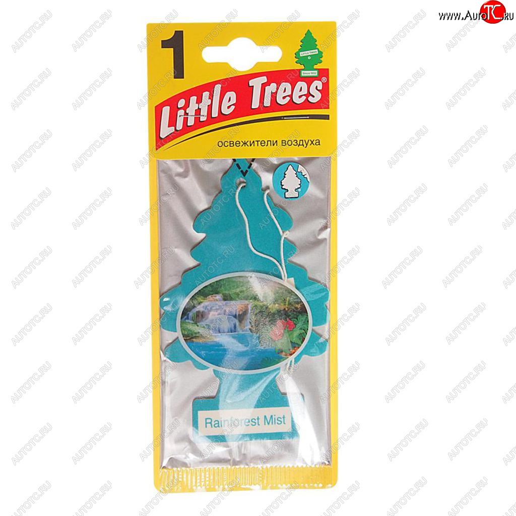 166 р. Ароматизатор подвесной пластина (тропический туман) Елочка CAR FRESHNER CAR FRESHNER u1p-10106-russ  с доставкой в г. Кемерово