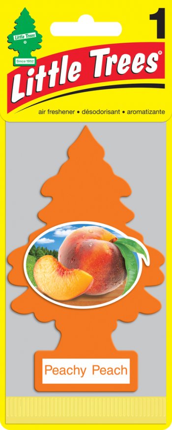 159 р. Ароматизатор подвесной пластина (персик) Елочка CAR FRESHNER CAR FRESHNER u1p-10319-russ  с доставкой в г. Кемерово. Увеличить фотографию 1