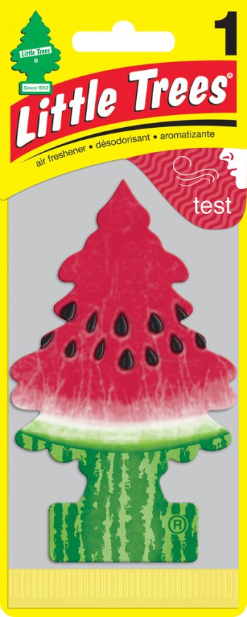 167 р. Ароматизатор подвесной пластина (арбуз) Елочка CAR FRESHNER CAR FRESHNER u1p-10320-russ  с доставкой в г. Кемерово. Увеличить фотографию 1