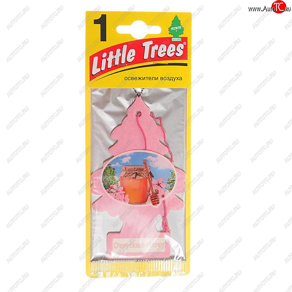 157 р. Ароматизатор подвесной пластина (медовая вишня) Елочка CAR FRESHNER CAR FRESHNER u1p-10476-russ  с доставкой в г. Кемерово