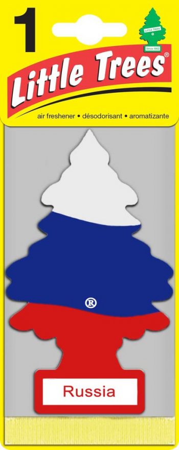 167 р. Ароматизатор подвесной пластина (ваниль) российский флаг Елочка CAR FRESHNER CAR FRESHNER u1p-19974-russ  с доставкой в г. Кемерово. Увеличить фотографию 1