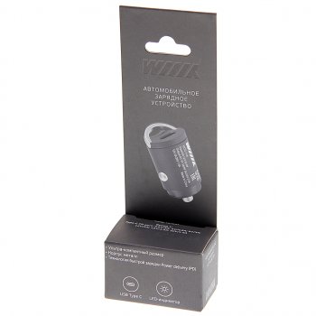 999 р. Устройство зарядное в прикуриватель 1USB Type C 12V Quick Charge WIIIX WIIIX ucc-1-6  с доставкой в г. Кемерово. Увеличить фотографию 3