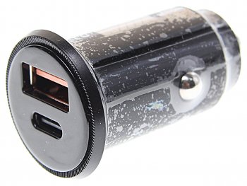 859 р. Устройство зарядное в прикуриватель 1USB + 1 Type C 12V Quick Charge WIIIX WIIIX ucc-2-40  с доставкой в г. Кемерово. Увеличить фотографию 1