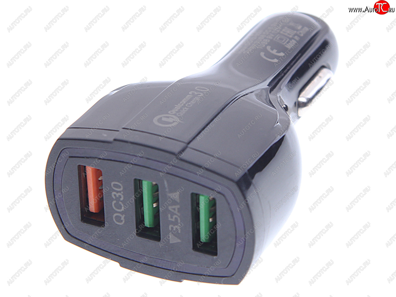 599 р. Устройство зарядное в прикуриватель 3USB 12V Quick Charge WIIIX WIIIX ucc-3-3  с доставкой в г. Кемерово