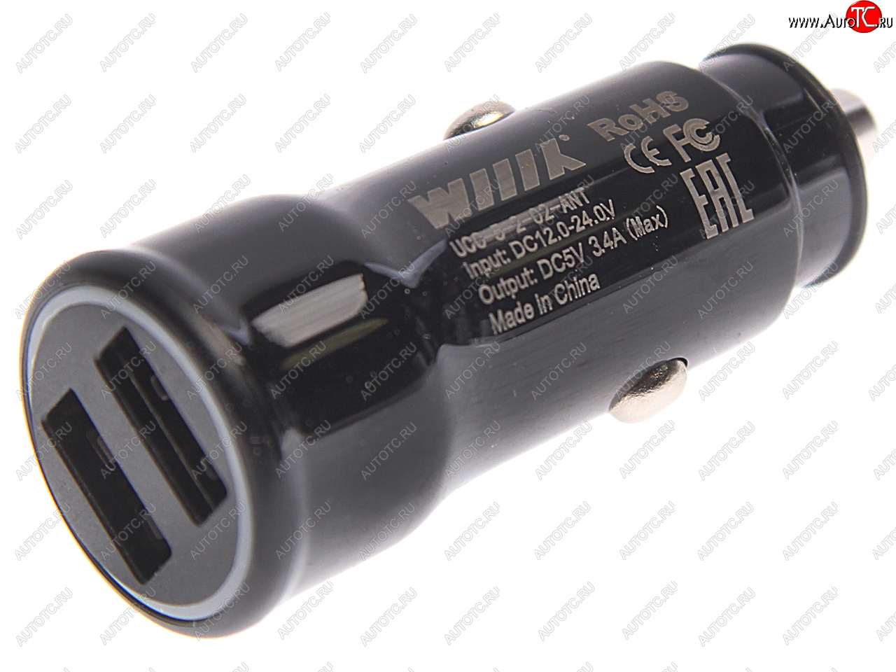 369 р. Устройство зарядное в прикуриватель 2USB 12V WIIIX WIIIX ucc-5-2-02-ant  с доставкой в г. Кемерово
