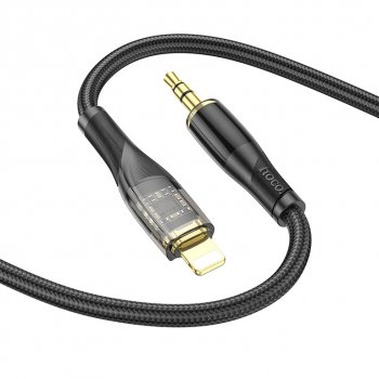 359 р. Кабель jack 3.5-iPhone (5-) 1м черный HOCO HOCO upa25 black HOCO upa25 black  с доставкой в г. Кемерово. Увеличить фотографию 2