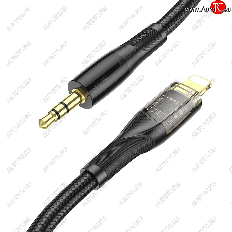 359 р. Кабель jack 3.5-iPhone (5-) 1м черный HOCO HOCO upa25 black HOCO upa25 black  с доставкой в г. Кемерово