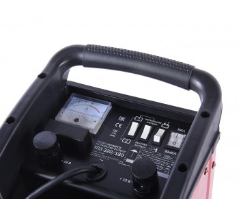 11 199 р. Устройство пуско-зарядное 12-24V/30-500Ач/180А передвижное ELITECH ELITECH упз 320-180 ELITECH упз 320-180  с доставкой в г. Кемерово. Увеличить фотографию 2