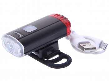 1 149 р. Фонарь велосипедный 2 в 1 USB кабель с аккумулятором 800mAh VXM NO NAME ут00019039  с доставкой в г. Кемерово. Увеличить фотографию 1