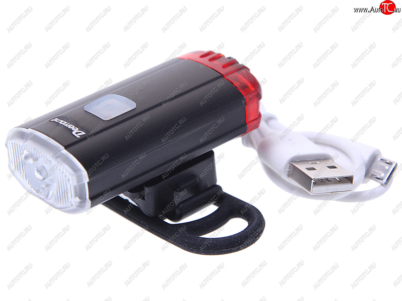 1 149 р. Фонарь велосипедный 2 в 1 USB кабель с аккумулятором 800mAh VXM NO NAME ут00019039  с доставкой в г. Кемерово