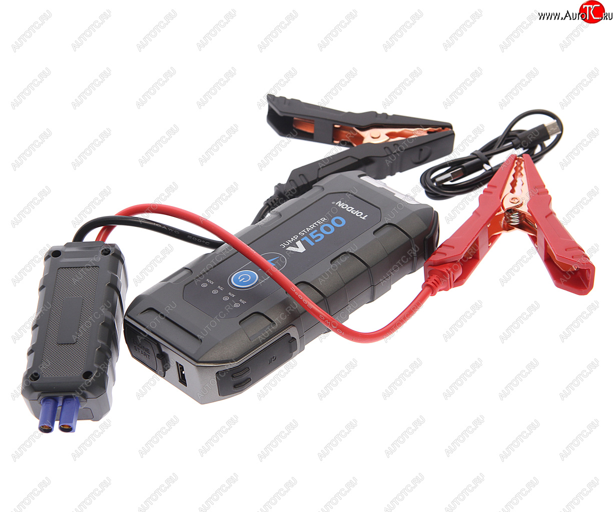 10 649 р. Устройство пусковое 12V 1500A 10000мАч (power bank) TOPDON TOPDON v1500  с доставкой в г. Кемерово