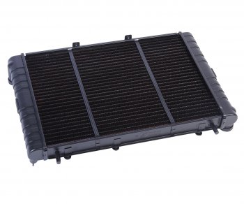 10 249 р. Радиатор ГАЗ-3110 медный 2-х рядный G-PART (ОАО ГАЗ) G-PART v-3110 2 rows pl 1626  с доставкой в г. Кемерово. Увеличить фотографию 1