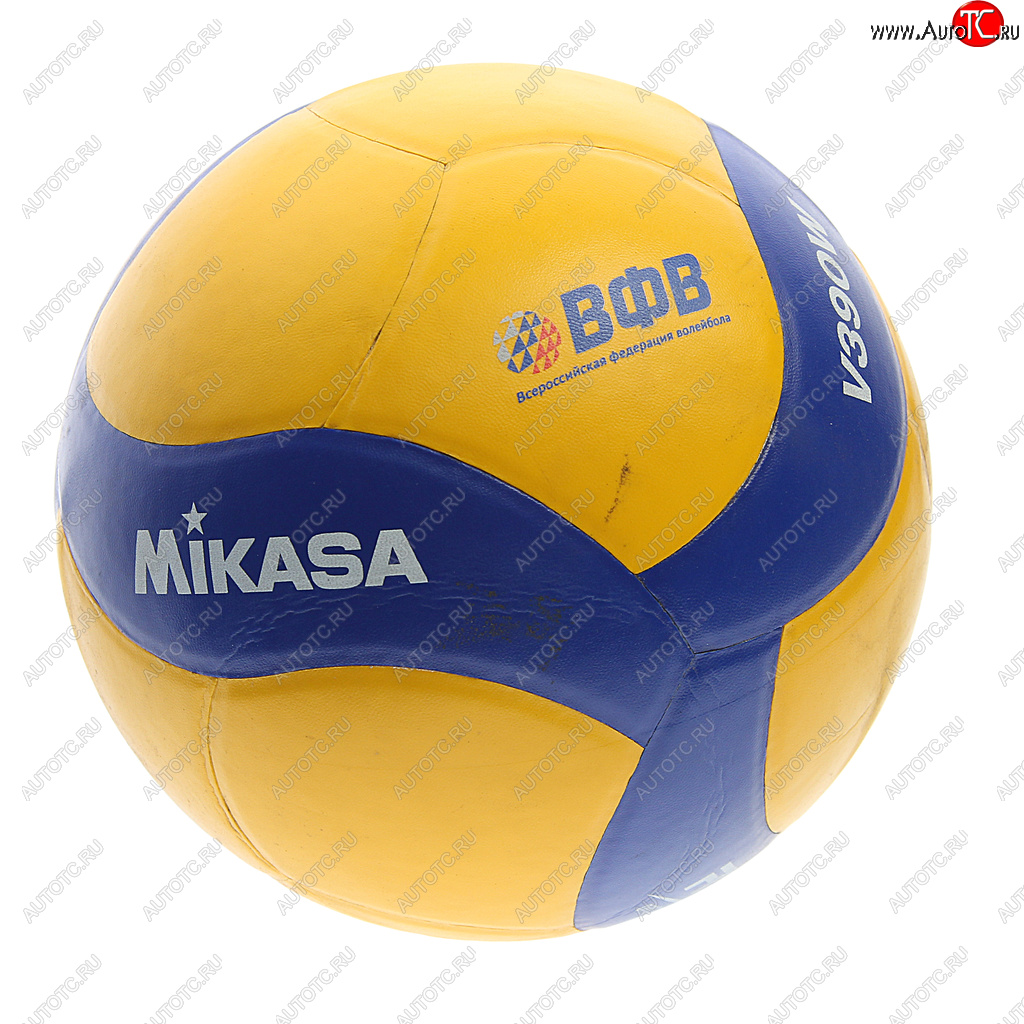 3 499 р. Мяч волейбольный размер 5 синтетическая кожа MIKASA MIKASA v390w  с доставкой в г. Кемерово