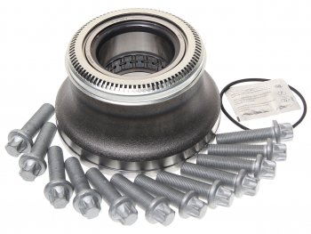 27 999 р. Подшипник ступицы SCHMITZ SAF (блок с болтами, оси SKRB 9022,9019) SKF SKF vkba5549  с доставкой в г. Кемерово. Увеличить фотографию 1