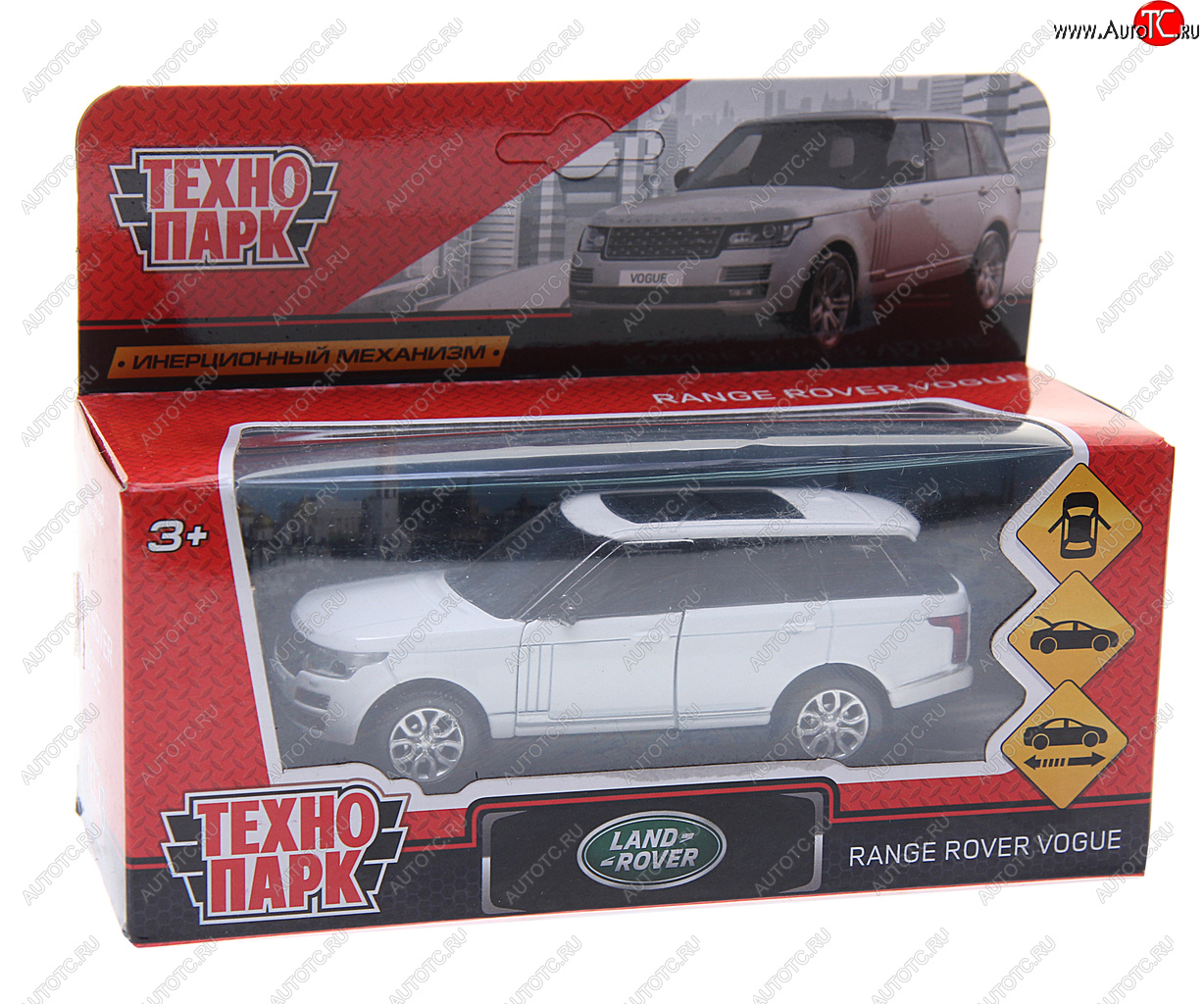 799 р. Модель автомобиля RANGE ROVER металлическая ТЕХНОПАРК ТЕХНОПАРК vogue-wt  с доставкой в г. Кемерово