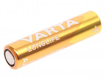103 р. Батарейка AAA LR03 1.5V блистер 4шт. (цена за 1шт.) Alkaline Longlife VARTA VARTA vrt-lr03l(4)бл  с доставкой в г. Кемерово. Увеличить фотографию 1