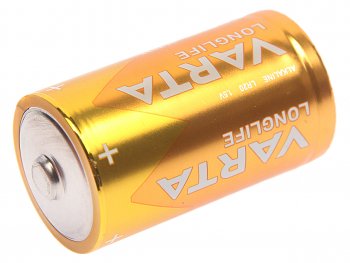 349 р. Батарейка D LR20 1.5V блистер 2шт. (цена за 1шт.) Alkaline Longlife VARTA VARTA vrt-lr20lбл  с доставкой в г. Кемерово. Увеличить фотографию 2