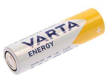 80 р. Батарейка AA LR6 1.5V блистер 4шт. (цена за 1шт.) Alkaline Energy VARTA VARTA vrt-lr6e(4)бл  с доставкой в г. Кемерово. Увеличить фотографию 1