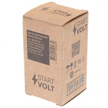 319 р. Датчик детонации ВАЗ-2110-2115,ГАЗ дв.ЗМЗ-405,406 STARTVOLT STARTVOLT vs-ks 0110  с доставкой в г. Кемерово. Увеличить фотографию 2