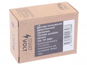 399 р. Датчик положения заслонки дроссельной RENAULT Logan (1.41.6) STARTVOLT STARTVOLT vs-tp0901  с доставкой в г. Кемерово. Увеличить фотографию 3