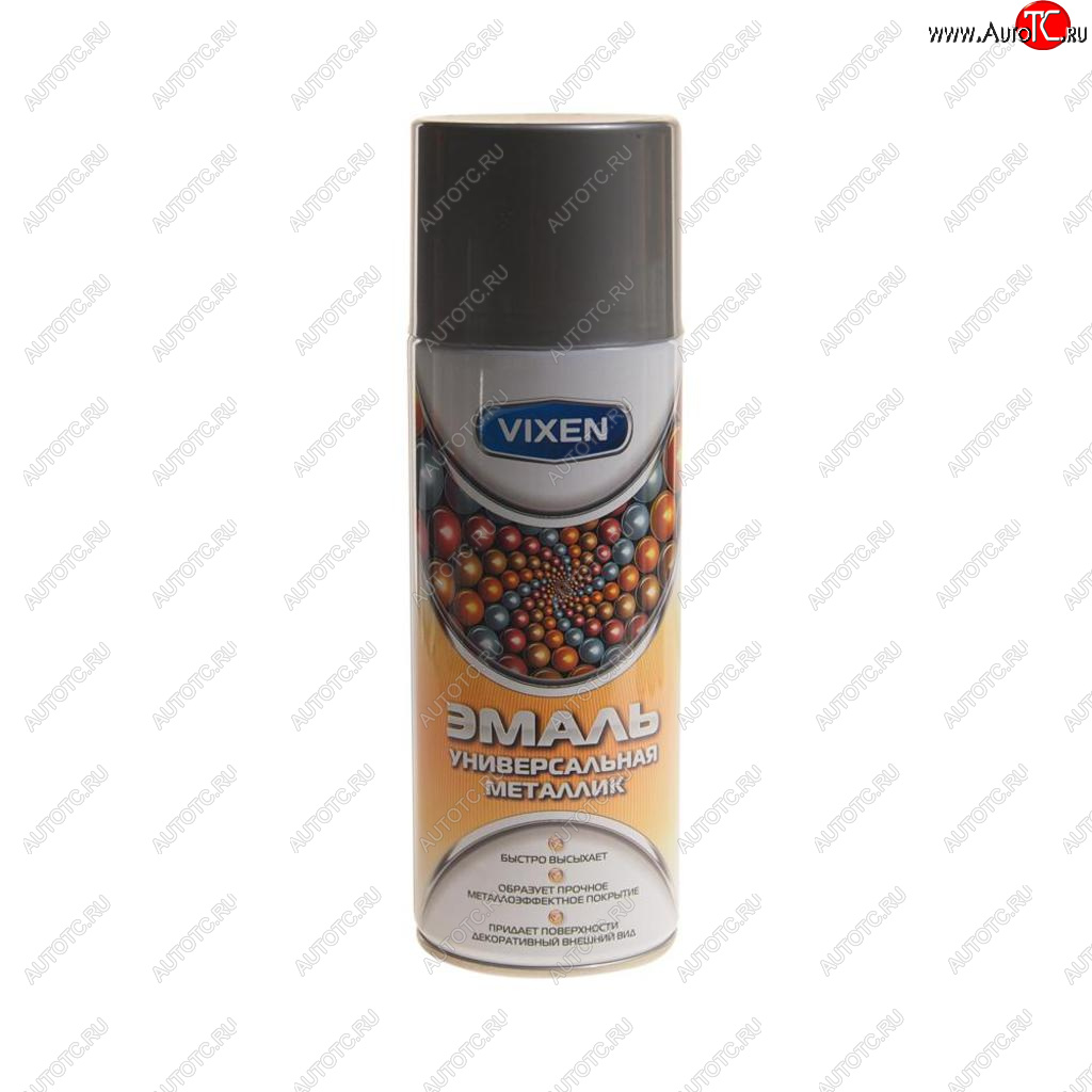 329 р. Краска серебро металлик аэрозоль 520мл VIXEN VIXEN vx-19120  с доставкой в г. Кемерово