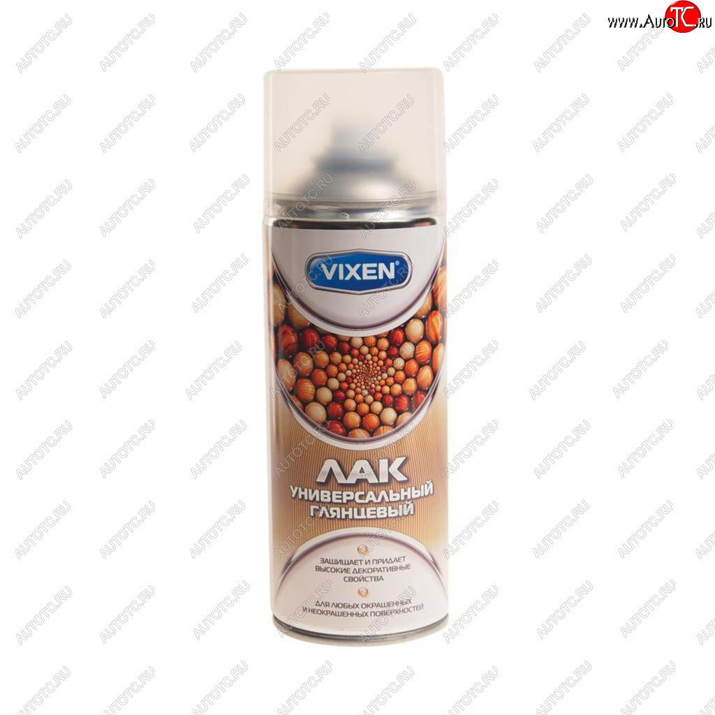 283 р. Лак бесцветный универсальный глянцевый аэрозоль 520мл VIXEN VIXEN vx-24000  с доставкой в г. Кемерово