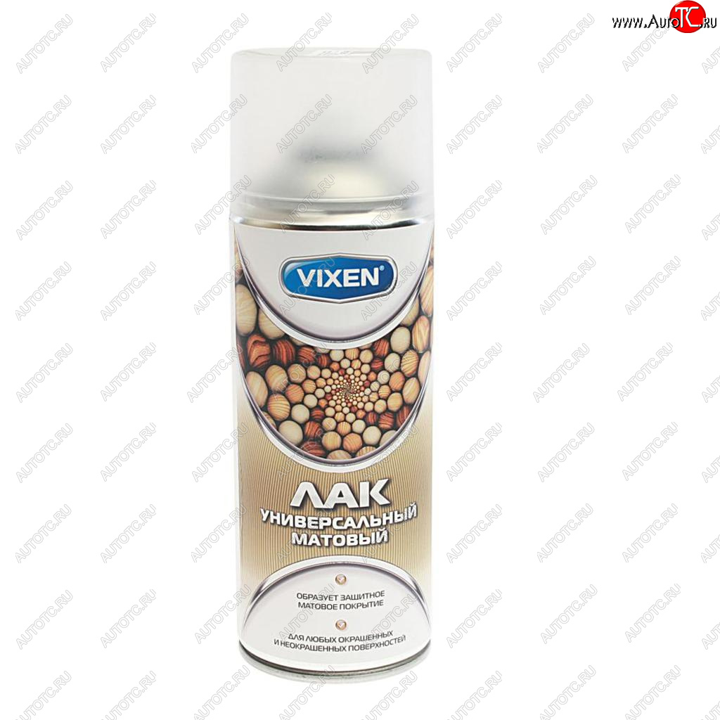 299 р. Лак бесцветный универсальный матовый аэрозоль 520мл VIXEN VIXEN vx-24001  с доставкой в г. Кемерово