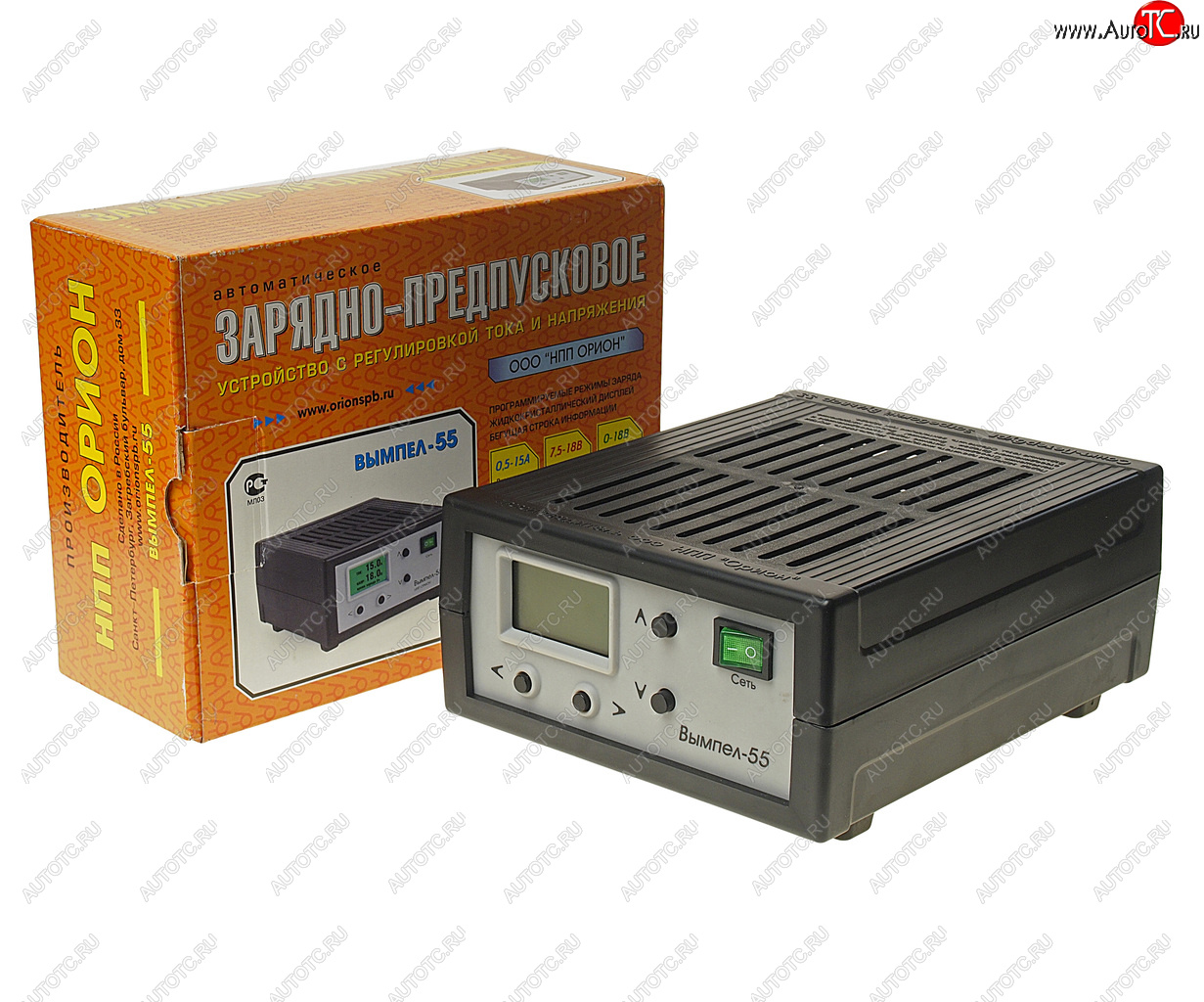 7 999 р. Устройство зарядное 6-12V 15A 220V (автомат) Вымпел 55 ОРИОН ОРИОН вымпел-55  с доставкой в г. Кемерово