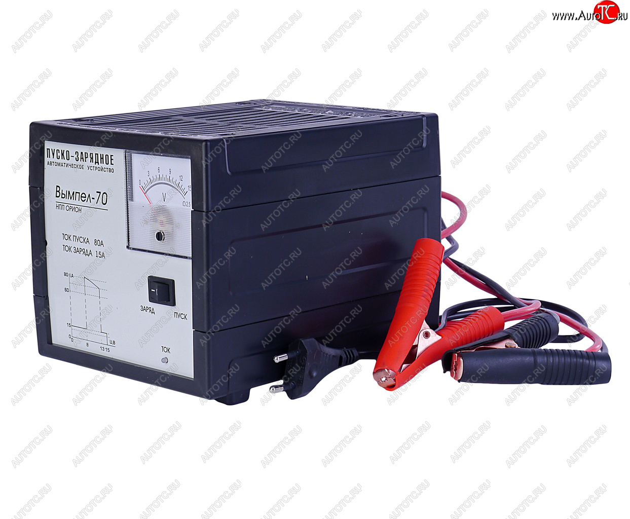 11 449 р. Устройство пуско-зарядное 12V 10A 80А 220V (автомат) Вымпел 70 ОРИОН ОРИОН вымпел-70  с доставкой в г. Кемерово