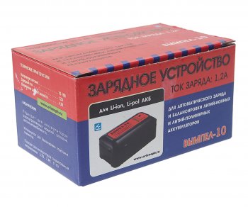 3 879 р. Устройство зарядное 4.2-12.6V 1.2A 220V (автомат) Вымпел 10 ОРИОН ОРИОН w-10  с доставкой в г. Кемерово. Увеличить фотографию 4