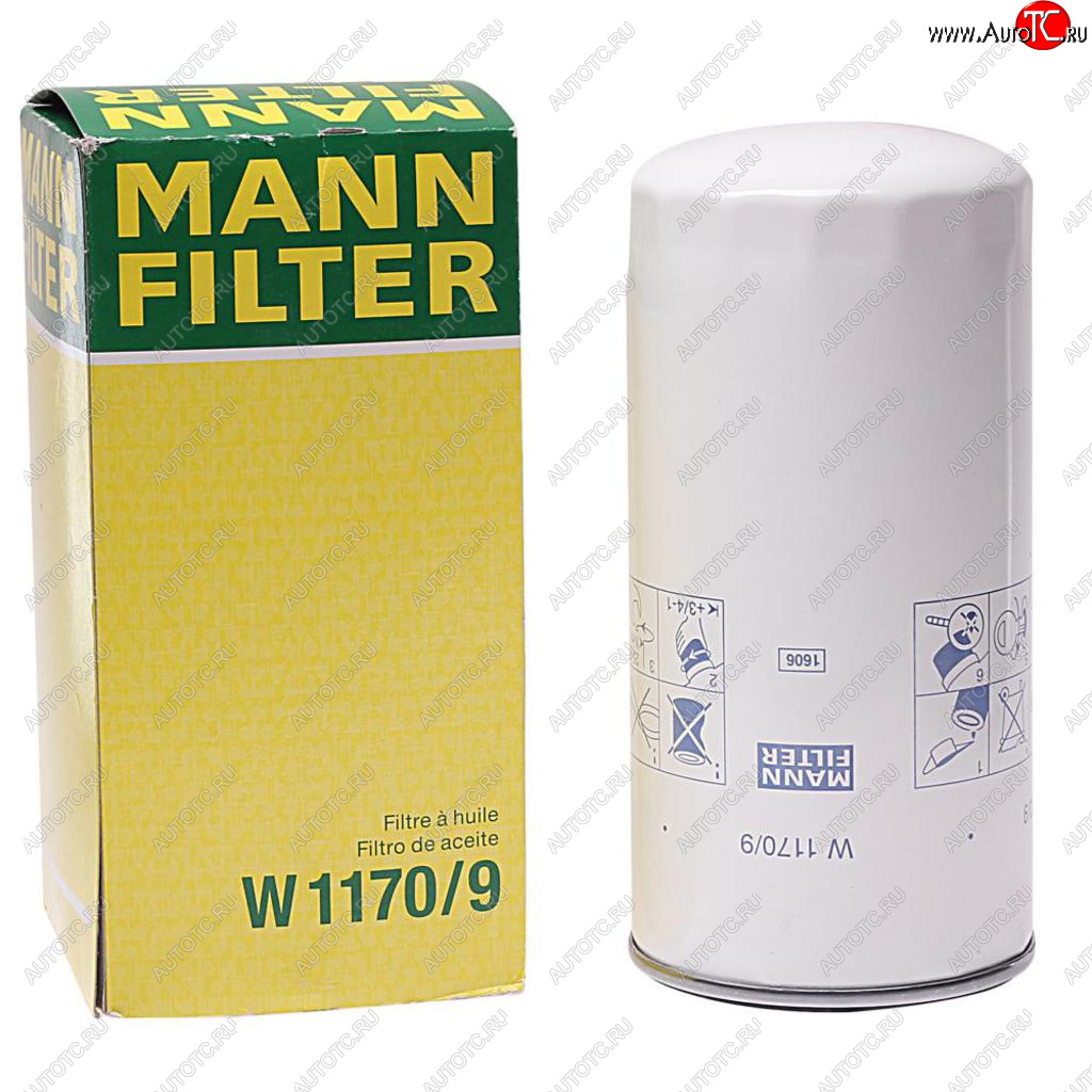 2 399 р. Фильтр масляный FORD Cargo (04-) MANN MANN w11709  с доставкой в г. Кемерово
