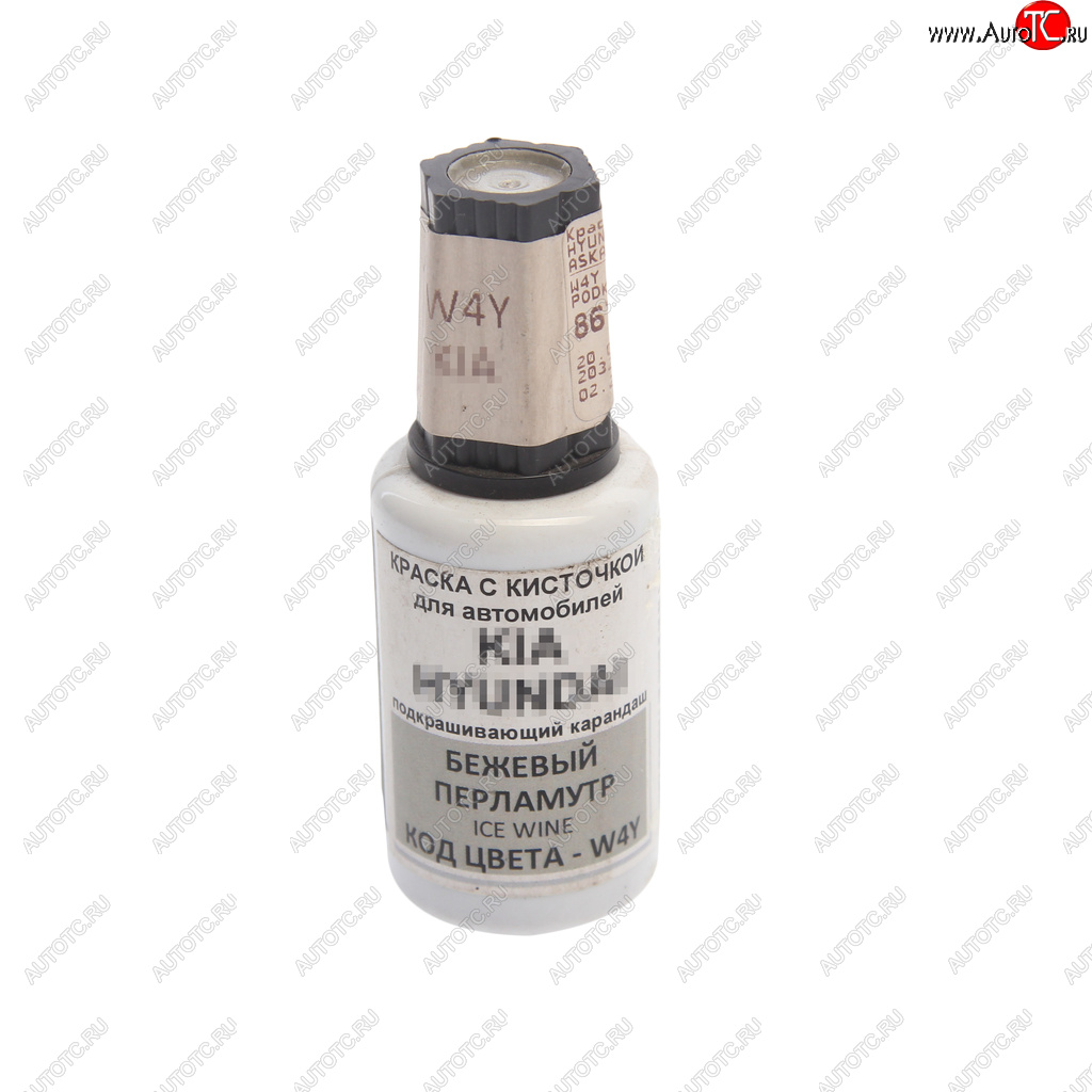 379 р. Краска с кистью 20мл HYUNDAI KIA W4Y PODKRASKA PODKRASKA w4y  с доставкой в г. Кемерово