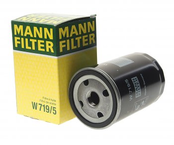 559 р. Фильтр масляный VW AUDI (-94) MANN MANN w7195  с доставкой в г. Кемерово. Увеличить фотографию 1