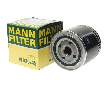 879 р. Фильтр масляный FORD Mondeo 1,2,3 (94-04-) MAZDA MPV 2 (99-02),Tribute (00-) MANN MANN w92045  с доставкой в г. Кемерово. Увеличить фотографию 1
