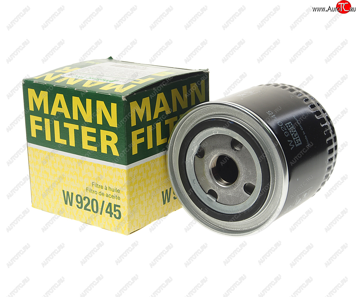 879 р. Фильтр масляный FORD Mondeo 1,2,3 (94-04-) MAZDA MPV 2 (99-02),Tribute (00-) MANN MANN w92045  с доставкой в г. Кемерово