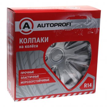 2 659 р. Колпак колеса R-14 металлик AUTOPROFI комплект 4шт. AUTOPROFI wc-2010 silver (14) AUTOPROFI wc-2010 silver (14)  с доставкой в г. Кемерово. Увеличить фотографию 3