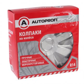 2 659 р. Колпак колеса R-14 металлик AUTOPROFI комплект 4шт. AUTOPROFI wc-2015 silver (14) AUTOPROFI wc-2015 silver (14)  с доставкой в г. Кемерово. Увеличить фотографию 2