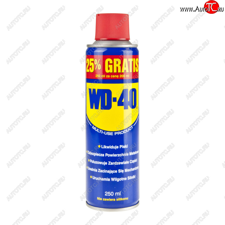739 р. Смазка универсальная проникающая 250мл аэрозоль WD-40 WD-40 wd00025  с доставкой в г. Кемерово
