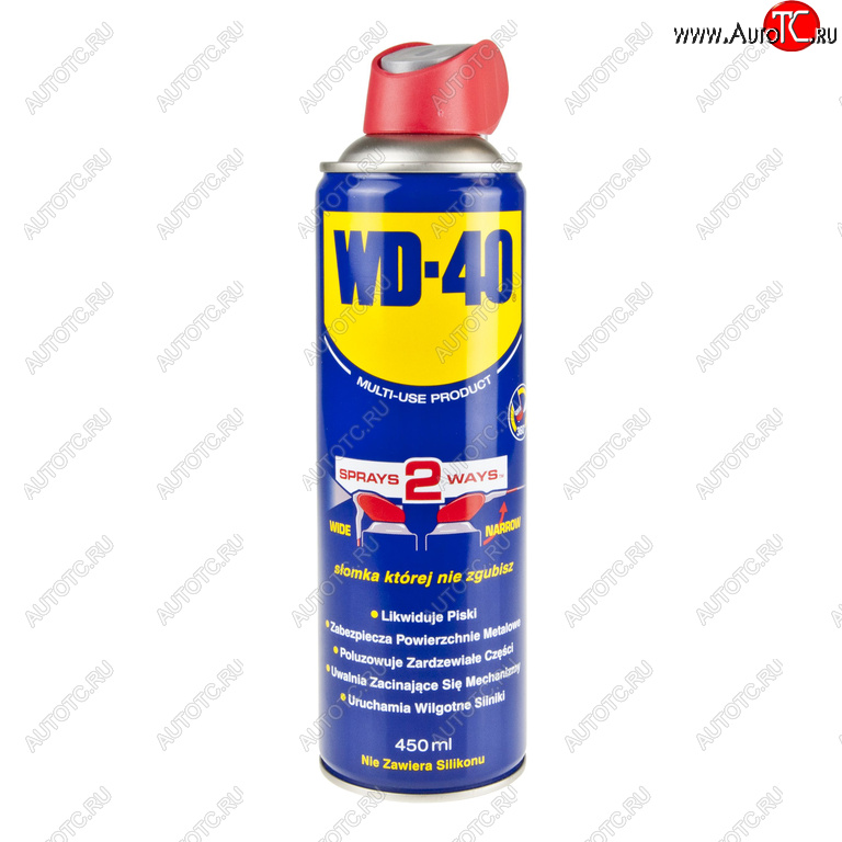1 299 р. Смазка универсальная проникающая 450мл аэрозоль (трубка) WD-40 WD-40 wd00045  с доставкой в г. Кемерово