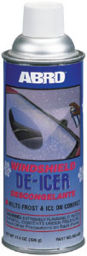 389 р. Размораживатель стекол 326г WINDSHILD DE-ICER аэрозоль ABRO ABRO wd-400  с доставкой в г. Кемерово. Увеличить фотографию 1