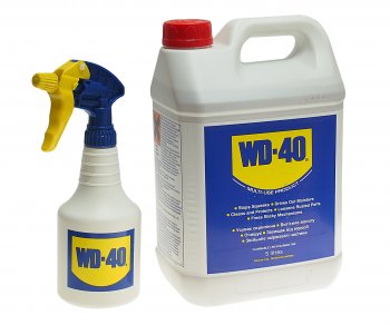 10 449 р. Смазка универсальная проникающая 5л с распылителем WD-40 WD-40 wd-40-5  с доставкой в г. Кемерово. Увеличить фотографию 1