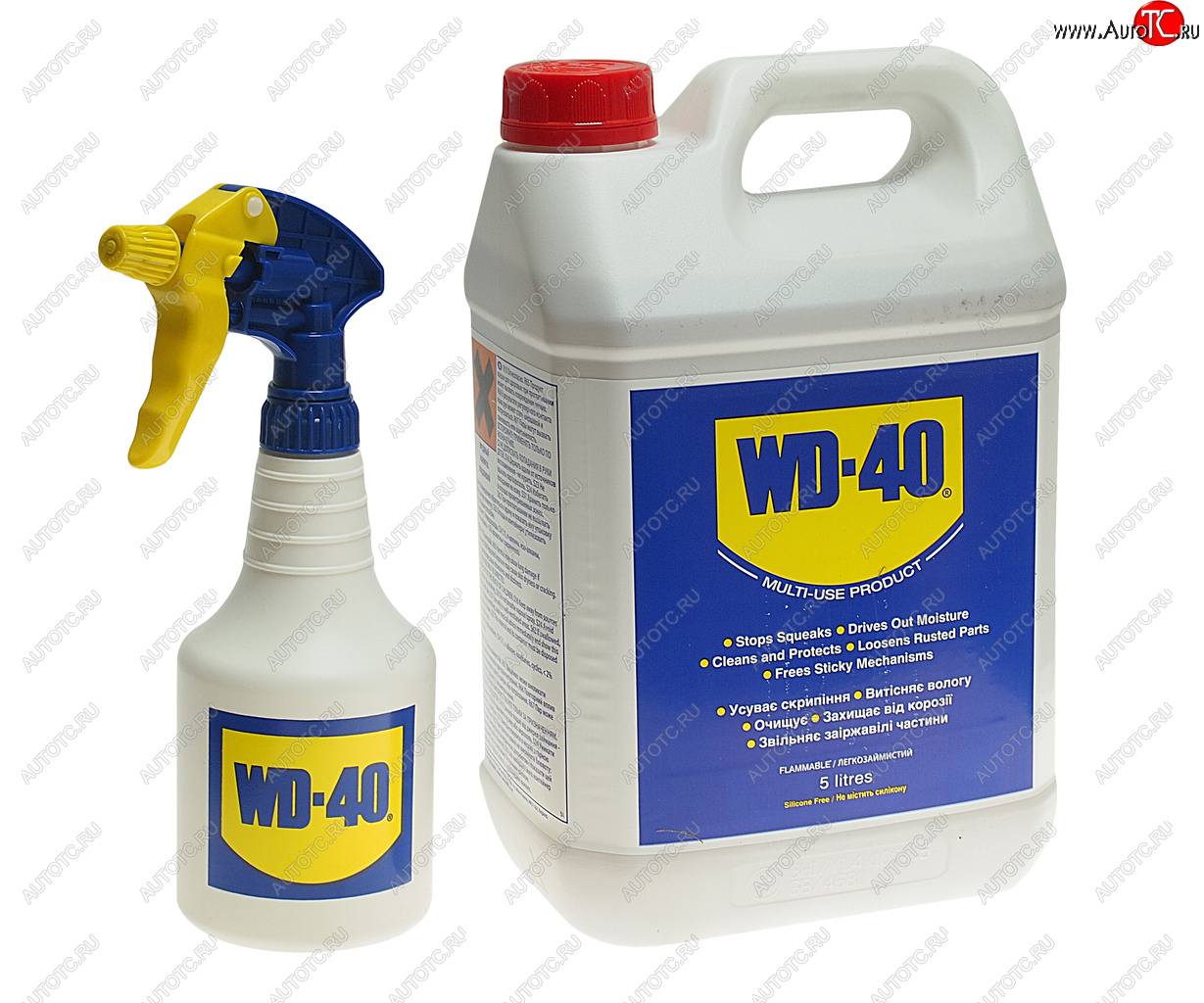 10 449 р. Смазка универсальная проникающая 5л с распылителем WD-40 WD-40 wd-40-5  с доставкой в г. Кемерово