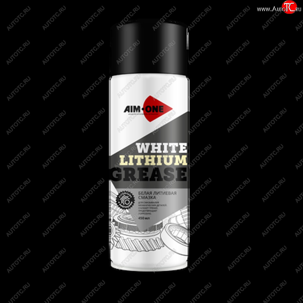 319 р. Смазка литиевая белая грязеотталкивающая 450мл аэрозоль White Lithium Grease AIM-ONE AIM-ONE wg-450  с доставкой в г. Кемерово