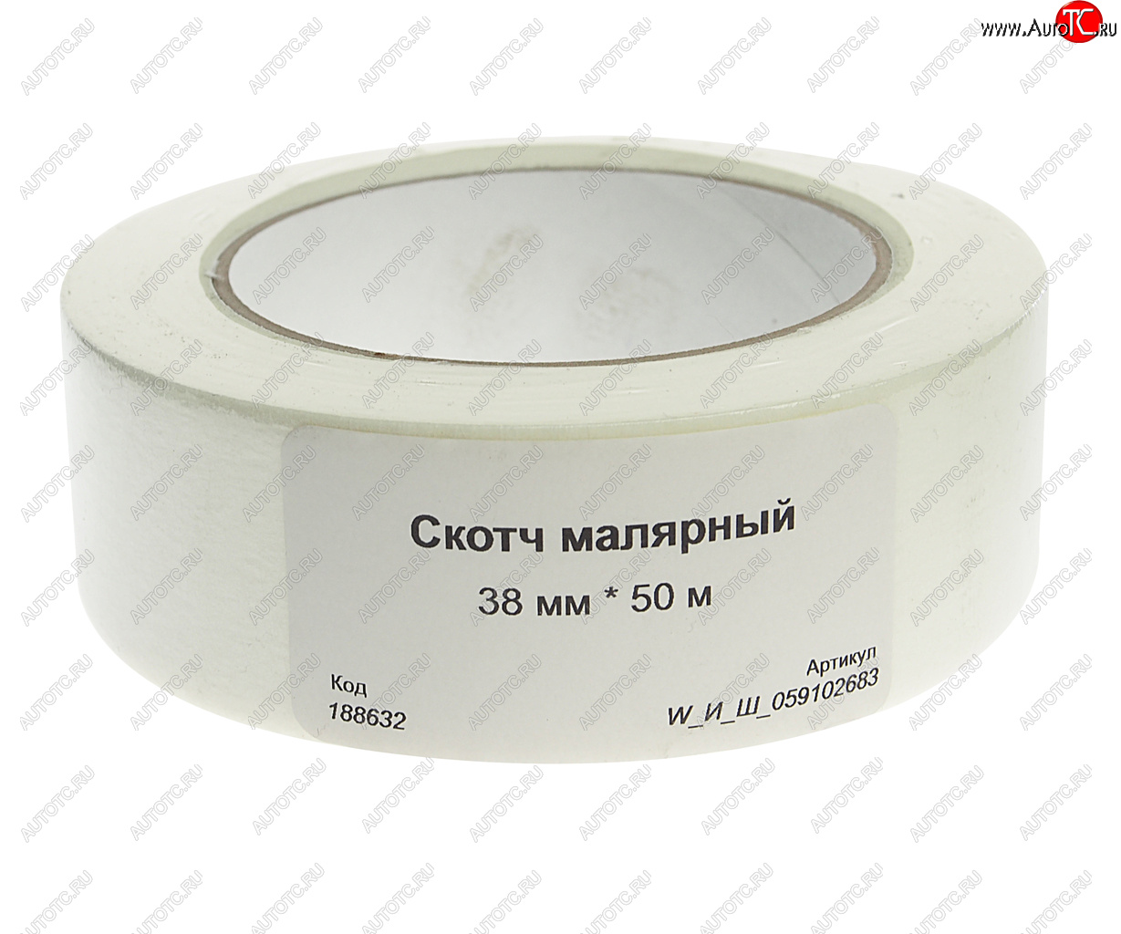 182 р. Скотч малярный 38ммх50м TECHROLL TECHROLL w_и_ш_059102683  с доставкой в г. Кемерово