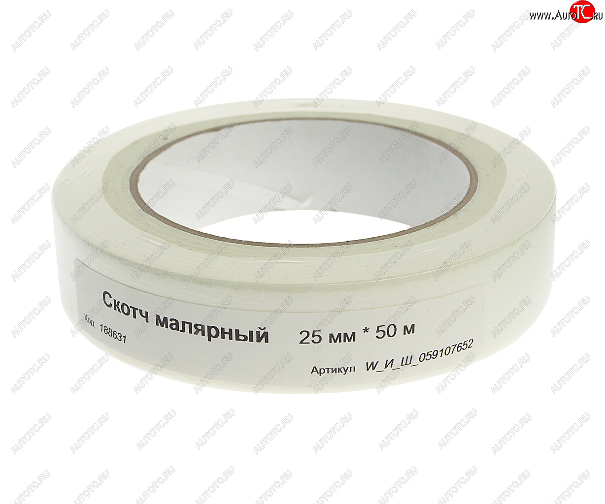 120 р. Скотч малярный 25ммх50м TECHROLL TECHROLL w_и_ш_059107652  с доставкой в г. Кемерово