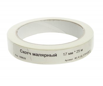 48 р. Скотч малярный 17ммх25м TECHROLL TECHROLL w_и_ш_579107671  с доставкой в г. Кемерово. Увеличить фотографию 1